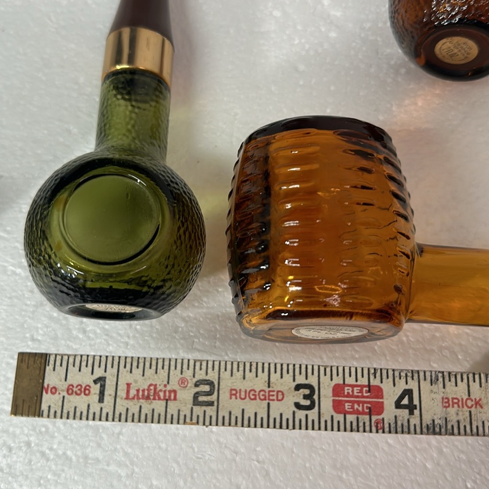 Vintage (4) Pipes Cologne Bottle‎ Empty Decanter Avon 1 Sherlock Holmes Bulldog - Picture 12 of 13